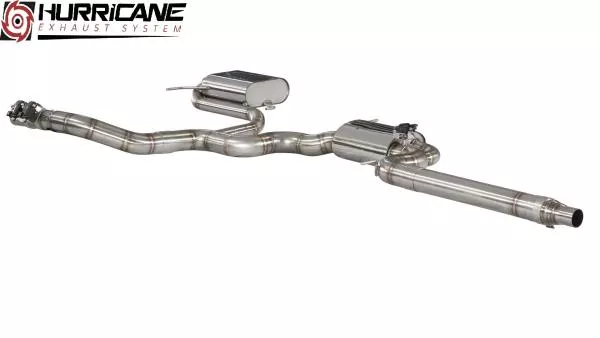 Hurricane Exhaust 3.5" ECE Klappenanlage für Seat Leon Cupra ST 265 FWD 5F V3